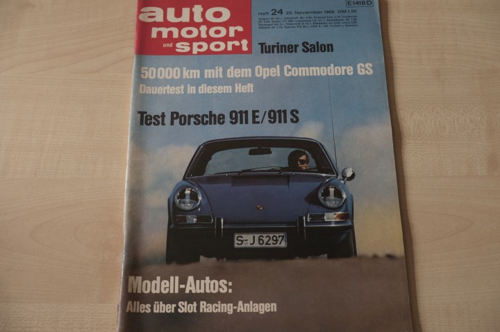Deckblatt Auto Motor und Sport (24/1968)
